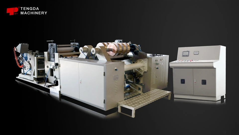 Doppelwellen-Präge- und Schneidemaschine für Aluminiumfolienpapier